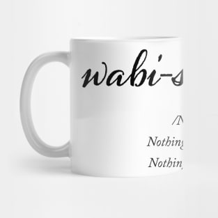 Wabisabi - beauty in imperfection Mug